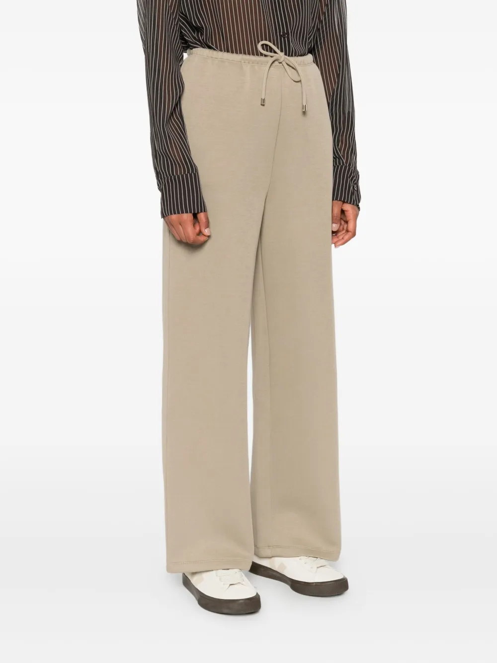 Patrizia Pepe Broek met trekkoord Beige