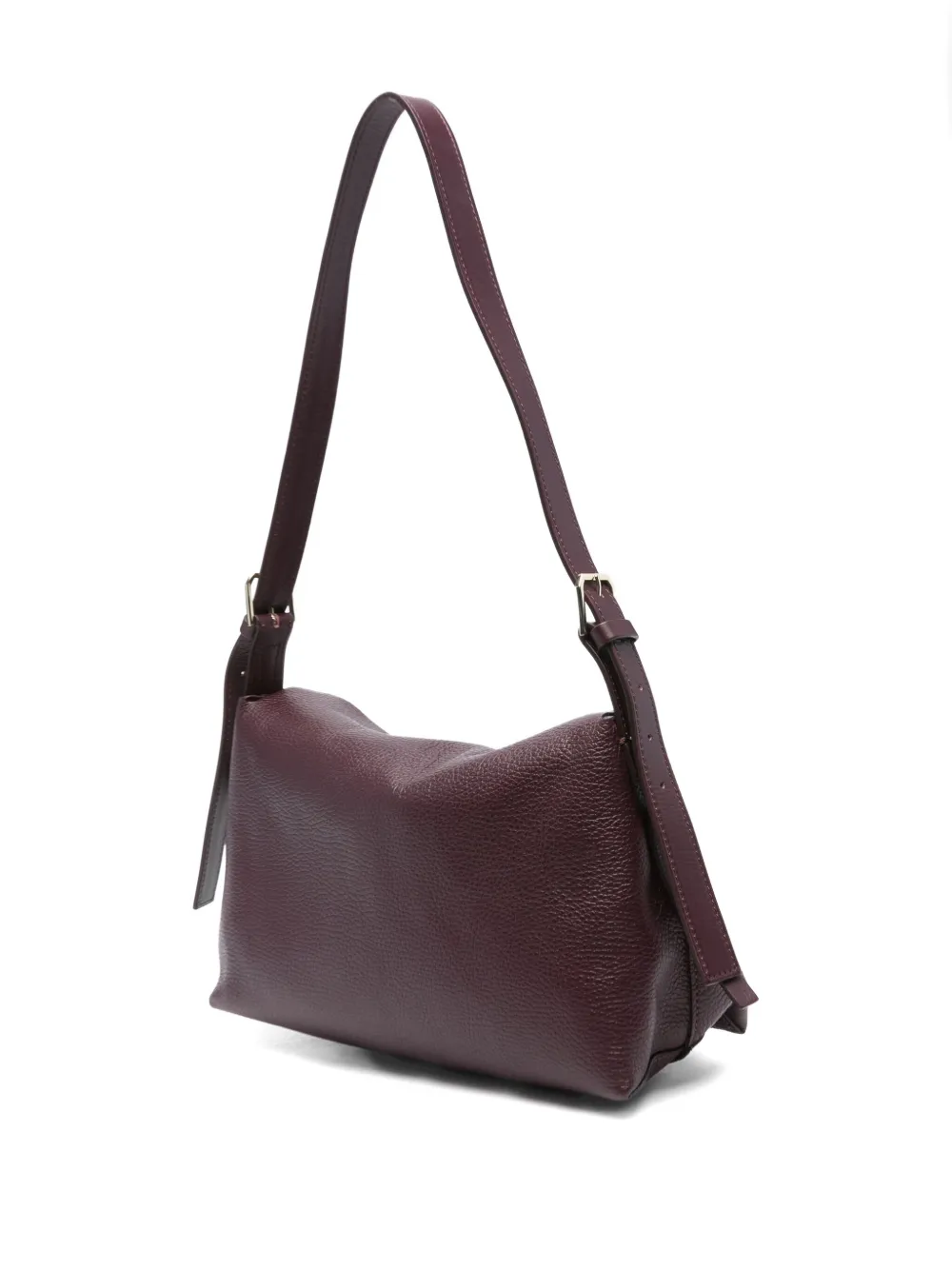 Patrizia Pepe Never Complete schoudertas met gespdetail - Paars