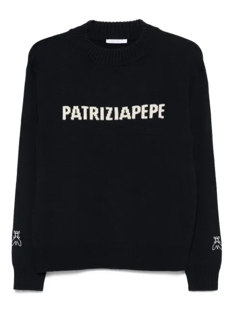 Patrizia Pepe Maglione girocollo con logo