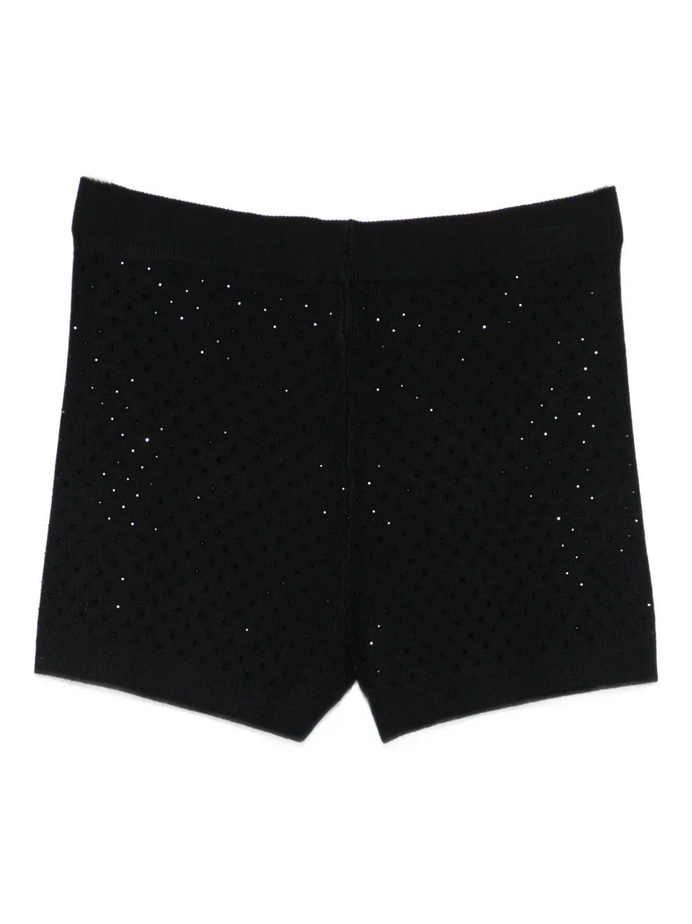 Patrizia Pepe Shorts verfraaid met stras Zwart