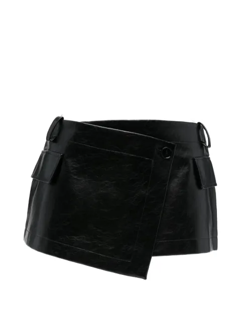 Patrizia Pepe wrap-effect mini skirt