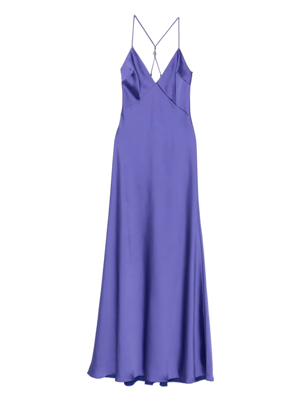 Patrizia Pepe Maxi-jurk met dunne bandjes Blauw