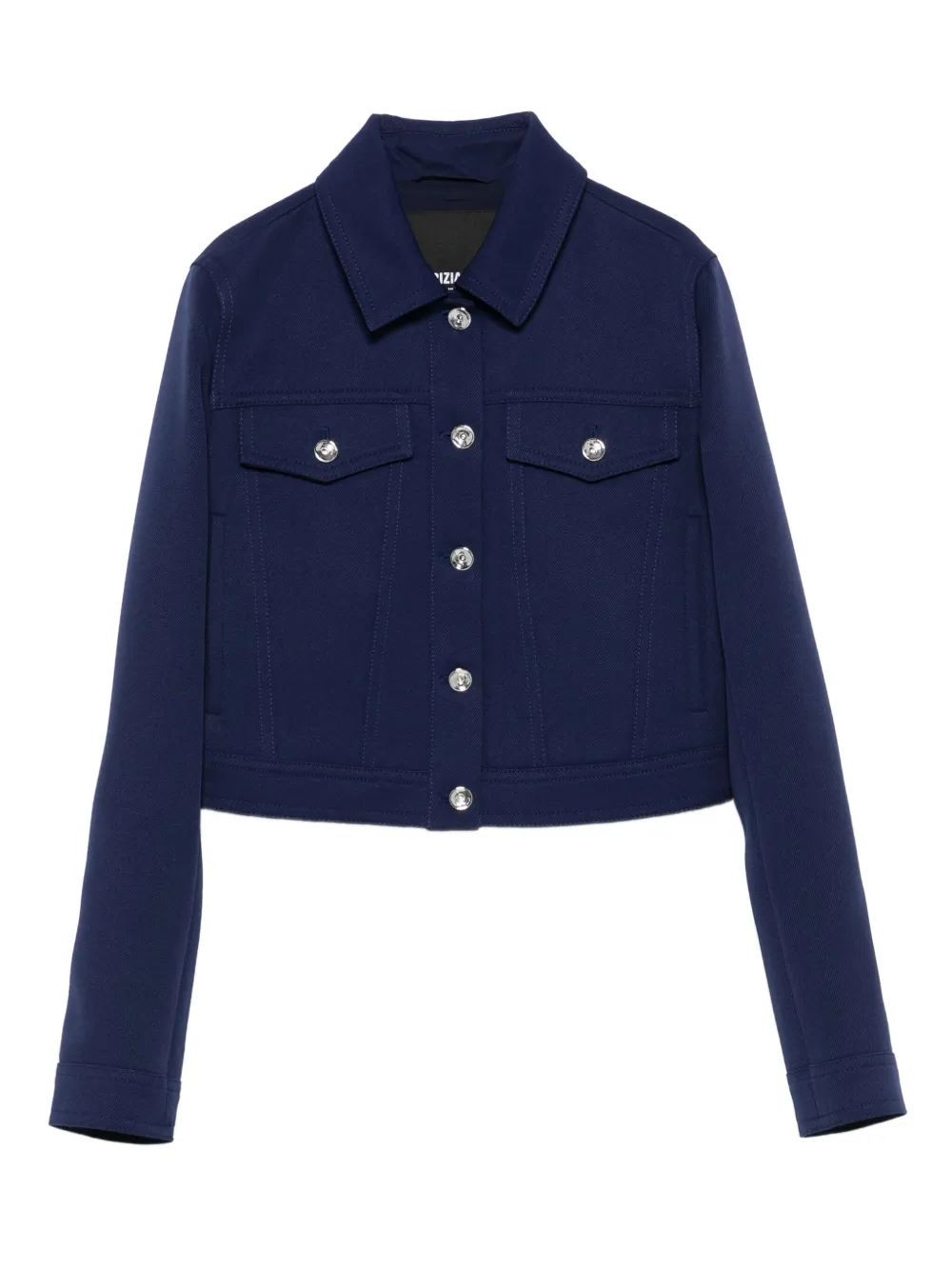 Patrizia Pepe Jack met denim-effect Blauw