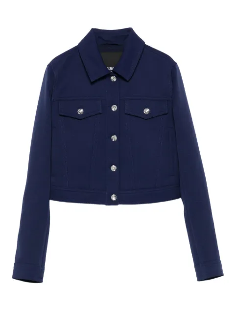 Patrizia Pepe denim-effect button jacket