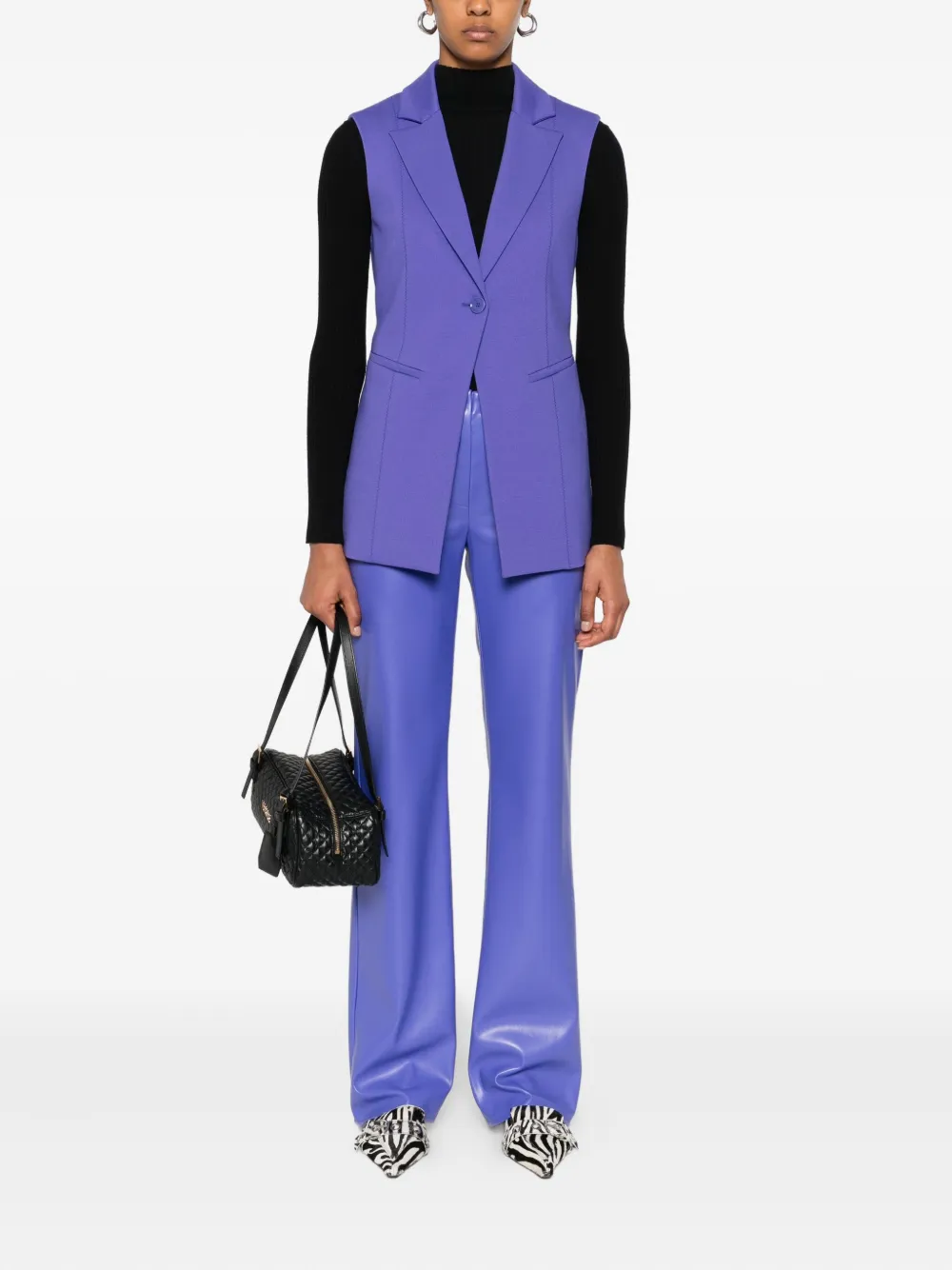 Patrizia Pepe Flared broek - Blauw