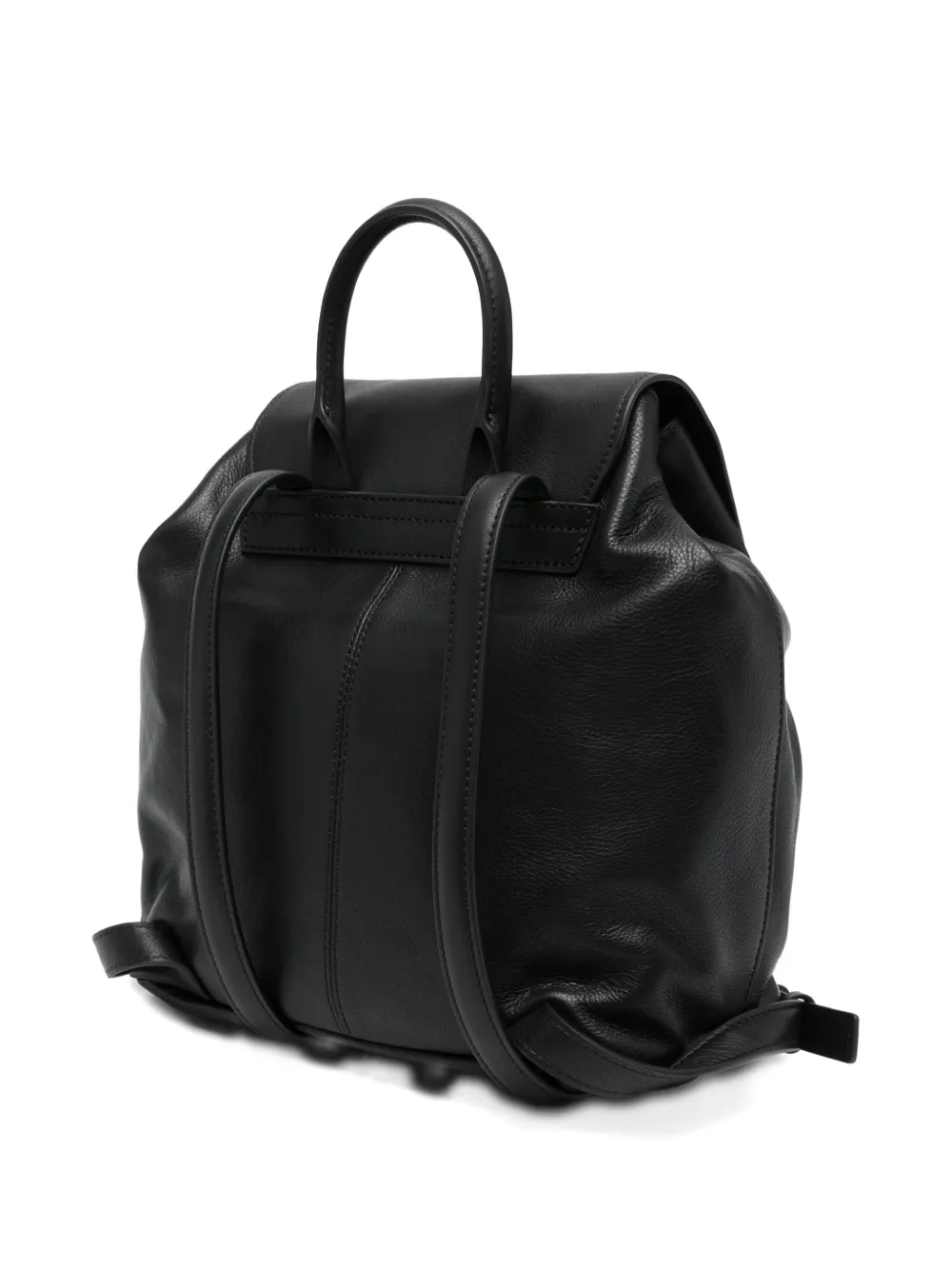 Patrizia Pepe New Business flap backpack - Zwart