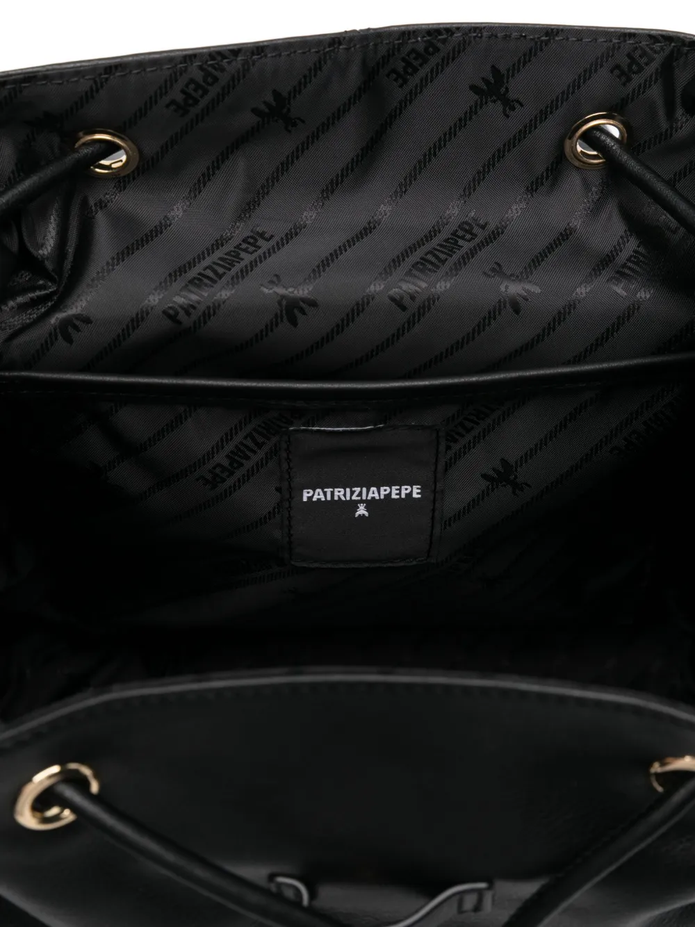 Patrizia Pepe New Business rugzak met omslag Zwart