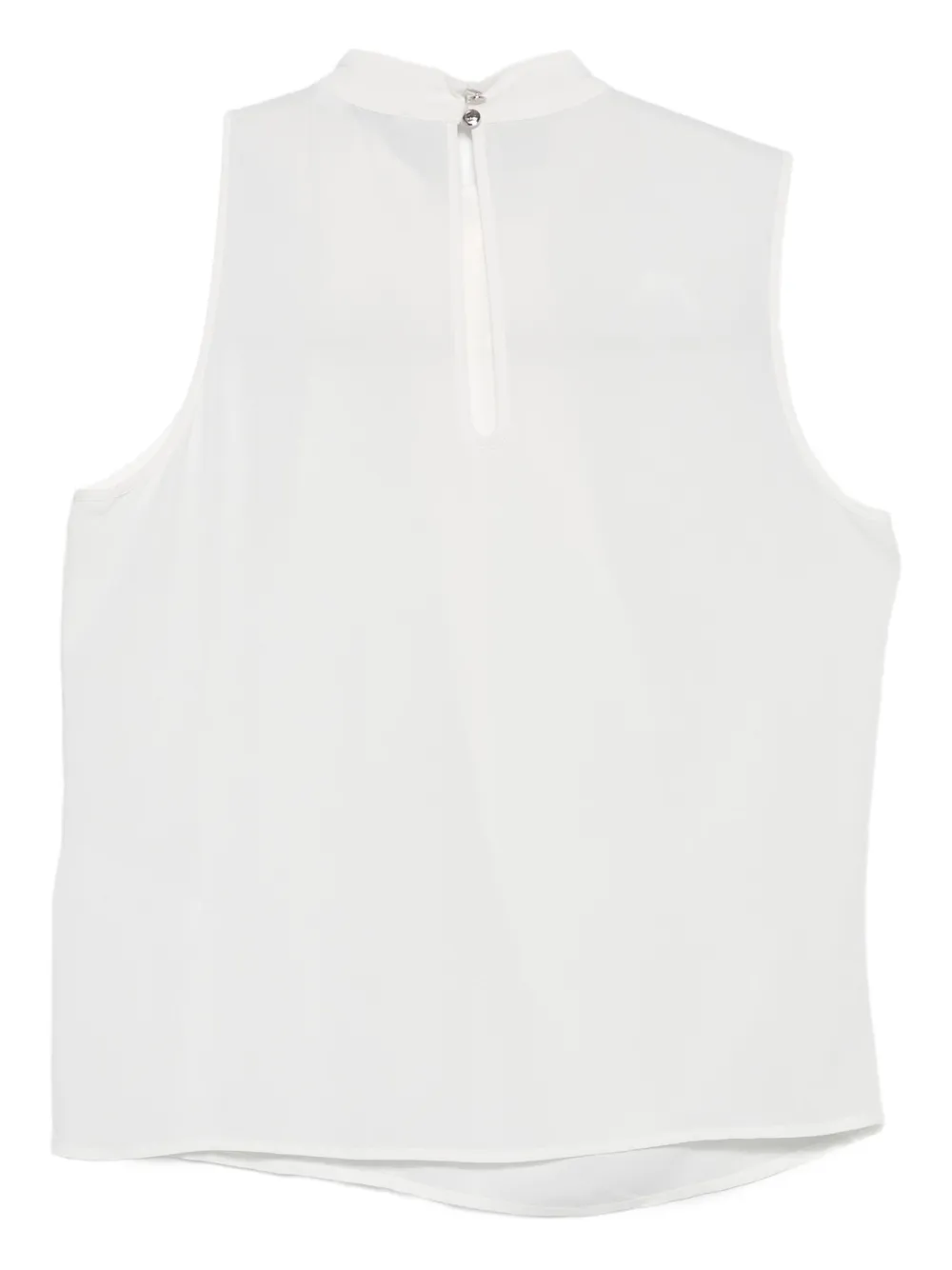 Patrizia Pepe draped cowl-neck top - Wit