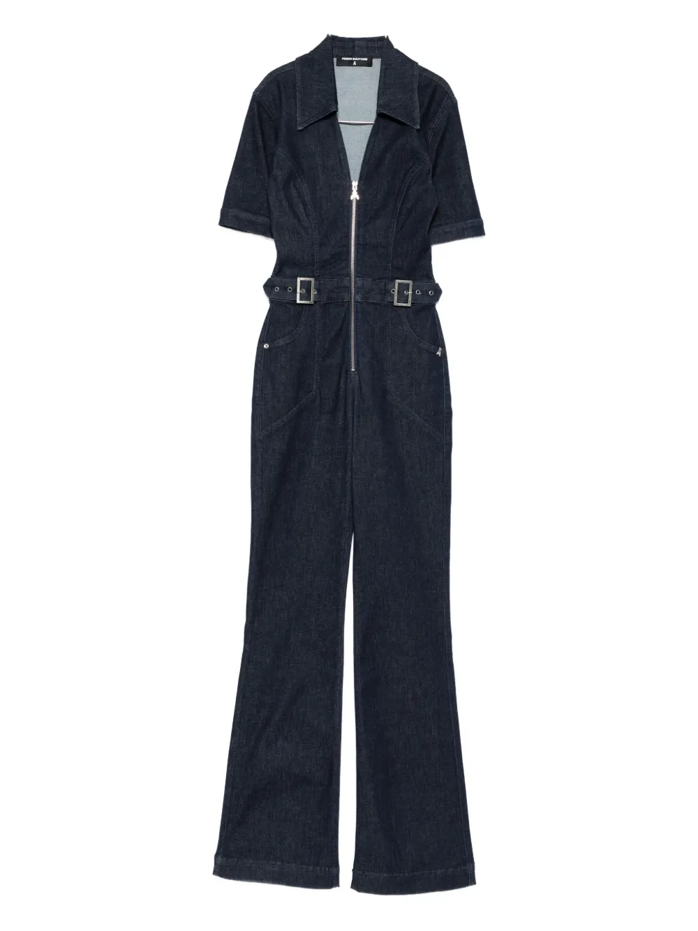 Patrizia Pepe zip-fastening buckle jumpsuit - Blu