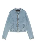 Patrizia Pepe zip-up denim jacket - Blue