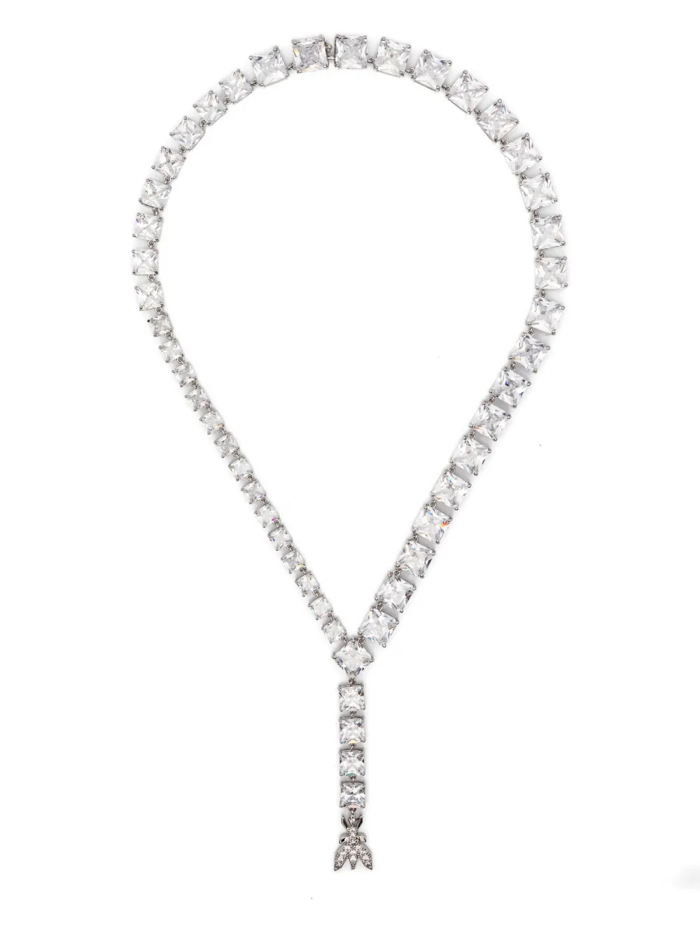 Patrizia Pepe Diamond Cut ネックレス - シルバートーン Patrizia Pepe Diamond Cut ネックレス - シルバートーン