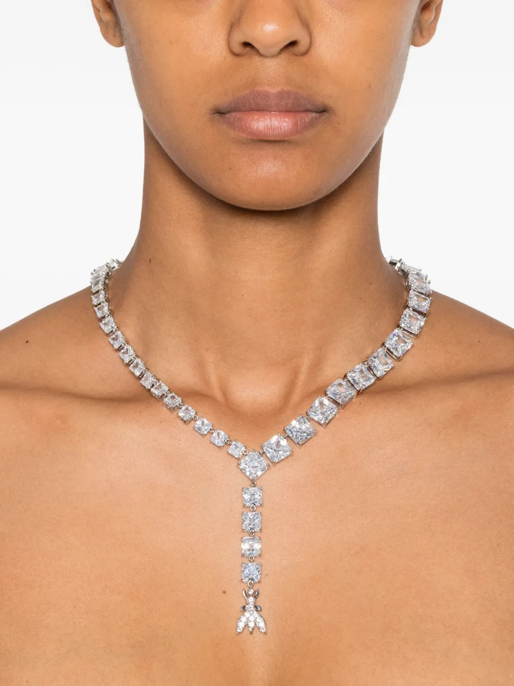 Patrizia Pepe Halsketting met diamant - Zilver