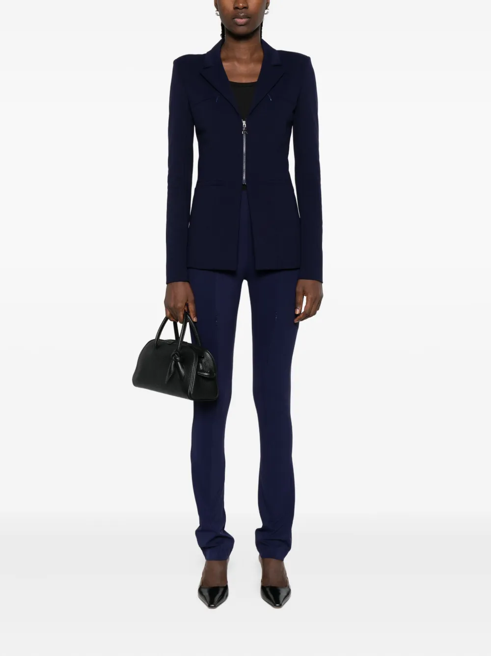 Patrizia Pepe Jack met rits Blauw