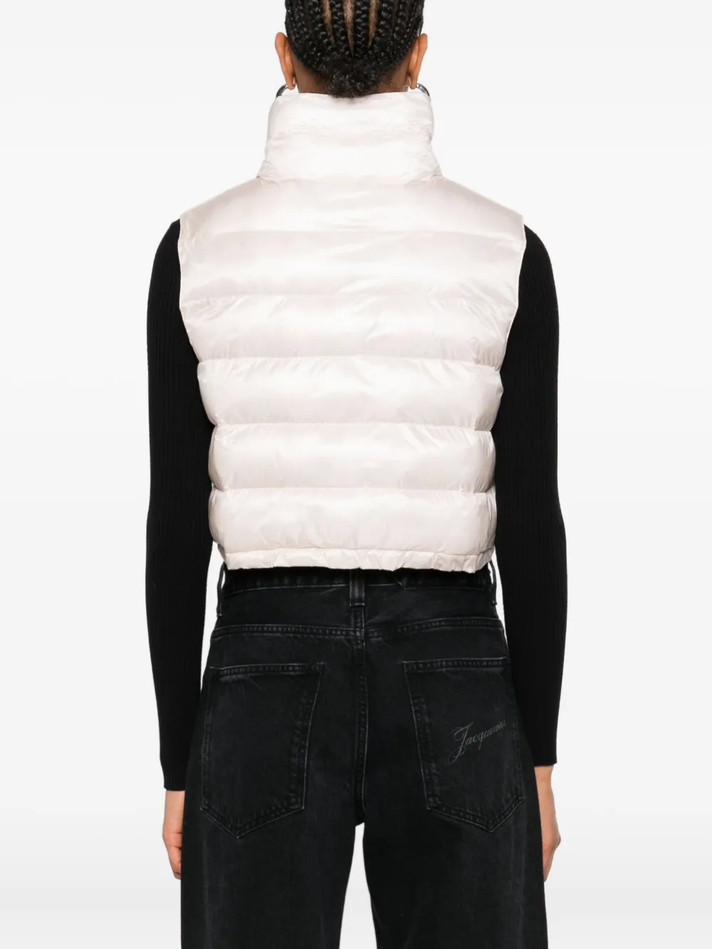 Patrizia Pepe High-neck Padded Jacket In Pink