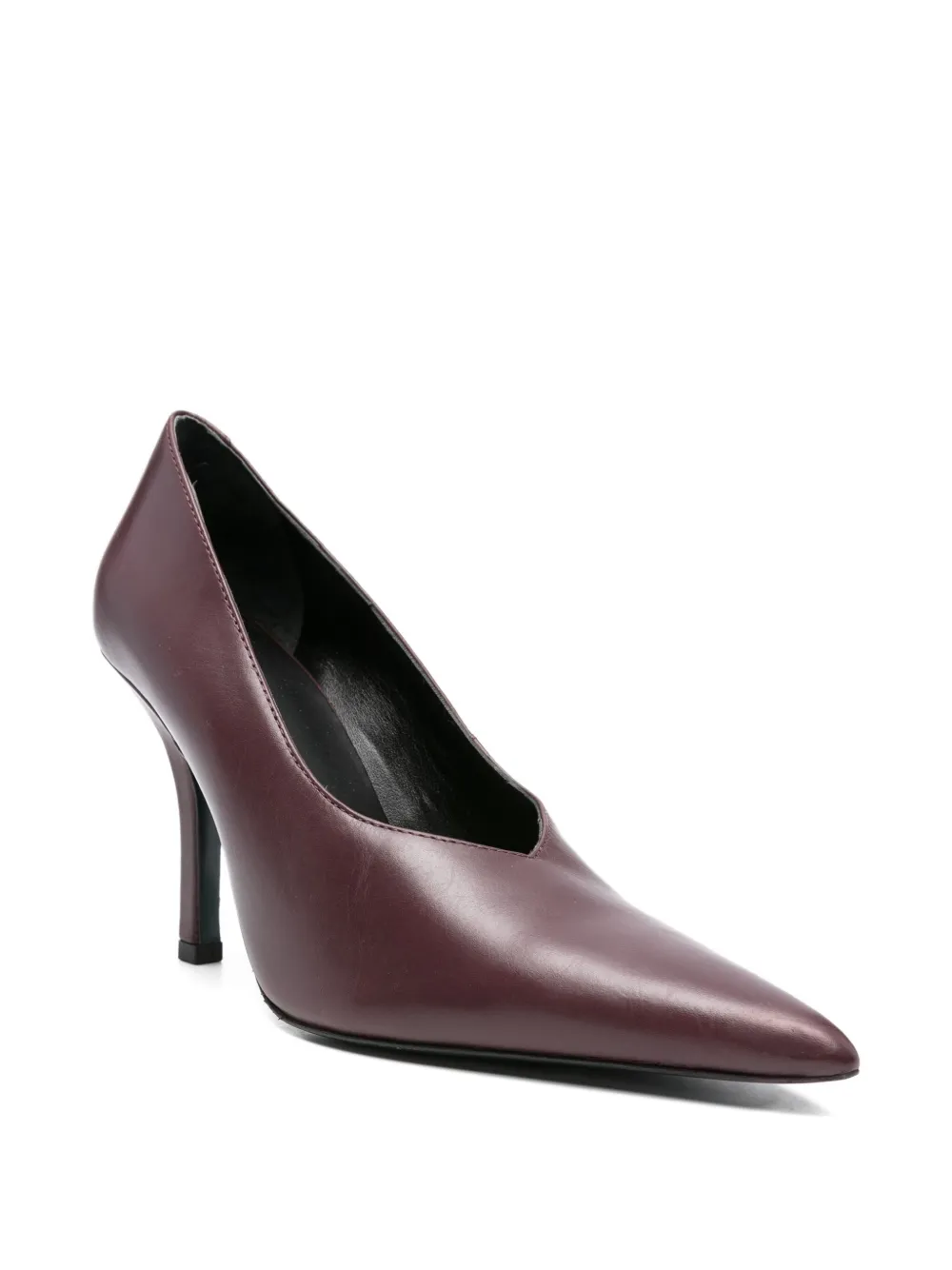 Patrizia Pepe 100mm pointed-toe stiletto pumps Purple