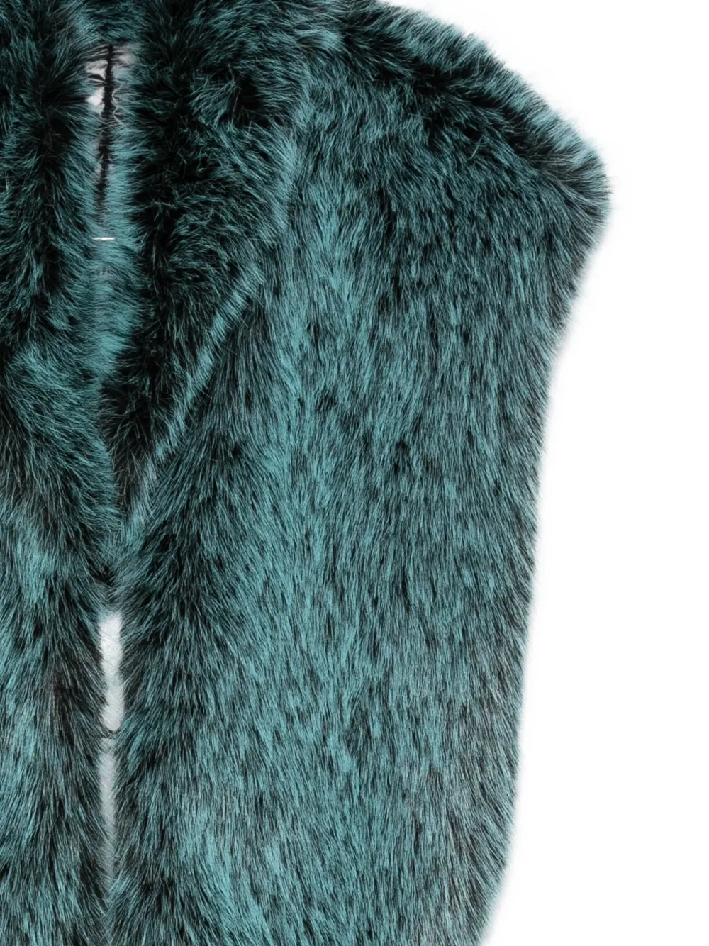 Patrizia Pepe kraag van imitatiebont Blauw