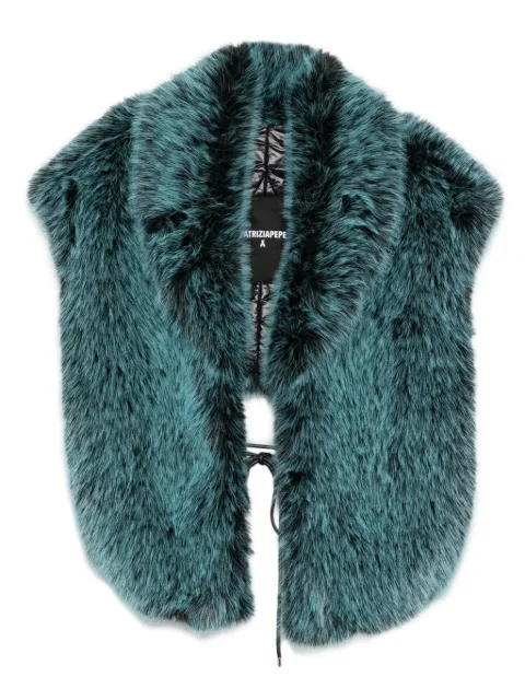 Patrizia Pepe faux-fur collar