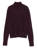 Patrizia Pepe turtleneck cashmere sweater - Purple