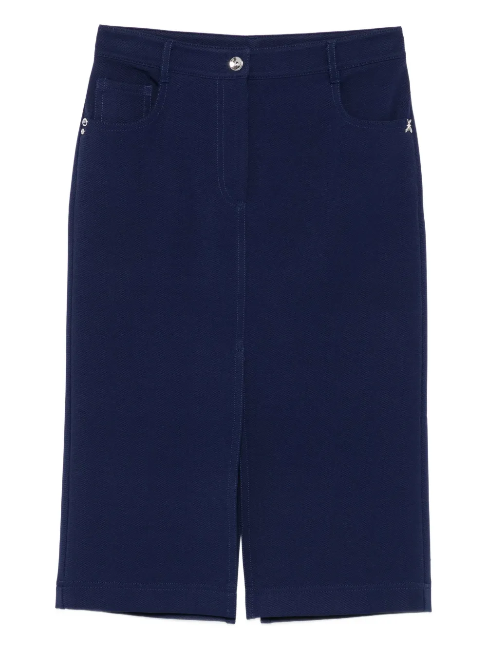 Patrizia Pepe Midi-rok met vijf zakken Blauw
