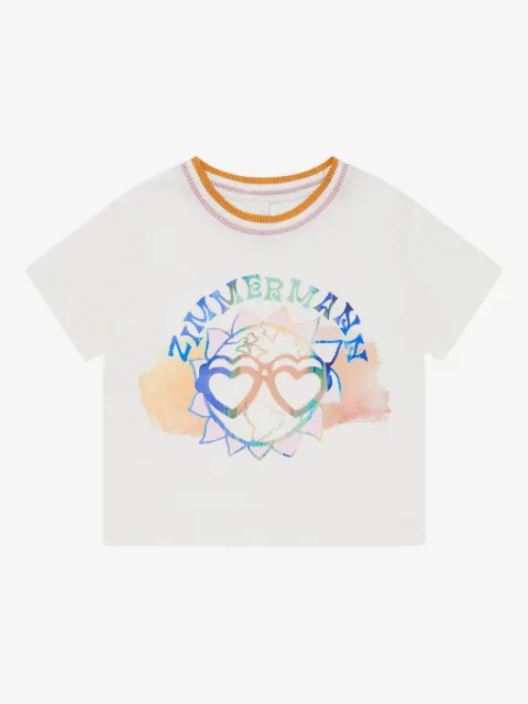 ZIMMERMANN Kids T-Shirt mit grafischem Print