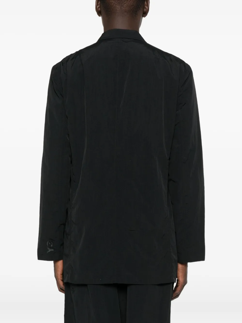 Y-3 three-button pocket coat Zwart