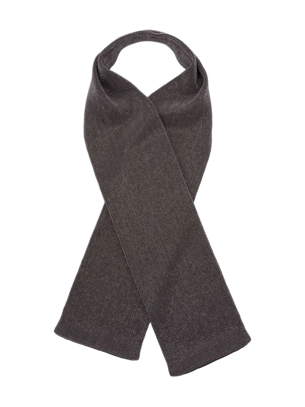 Brunello Cucinelli Metallic-detail Scarf In Black