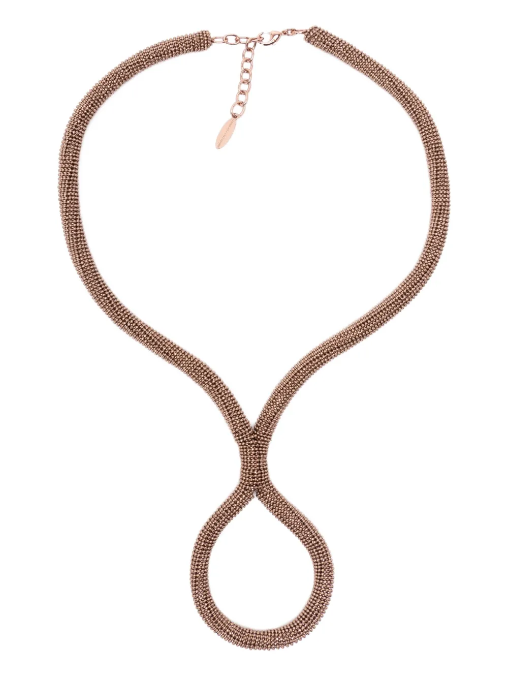 beaded-detailing necklace