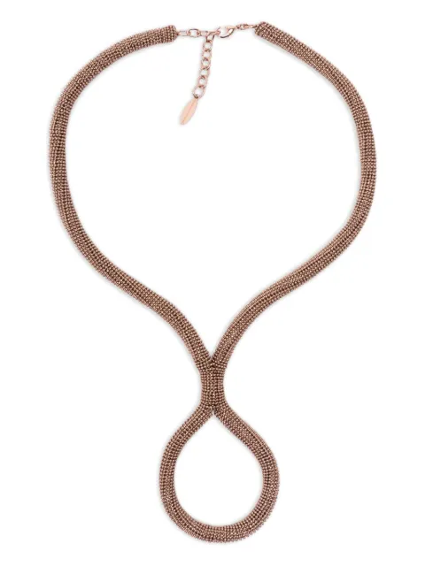 Brunello Cucinelli beaded-detailing necklace