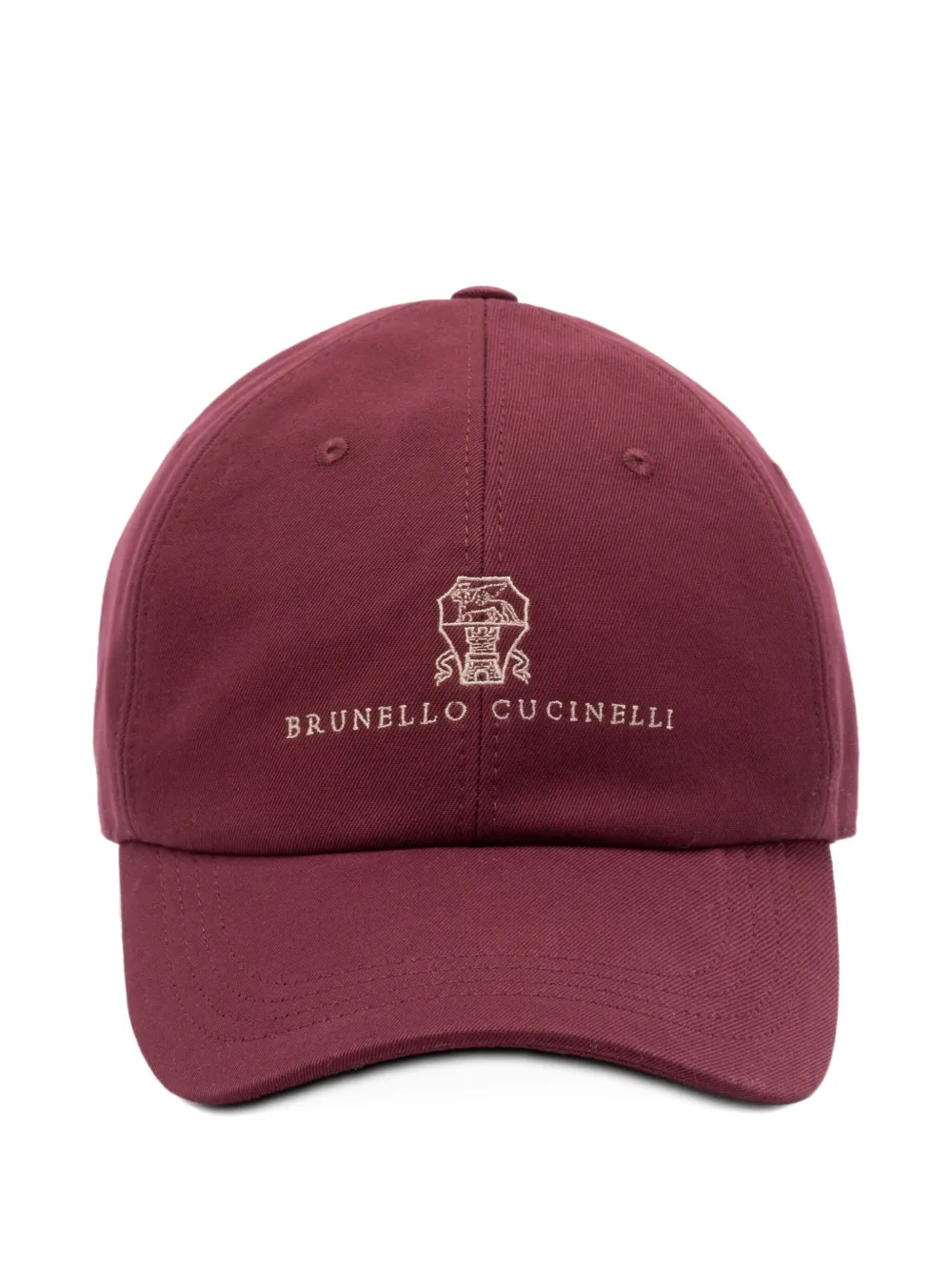 leather-strap cotton cap