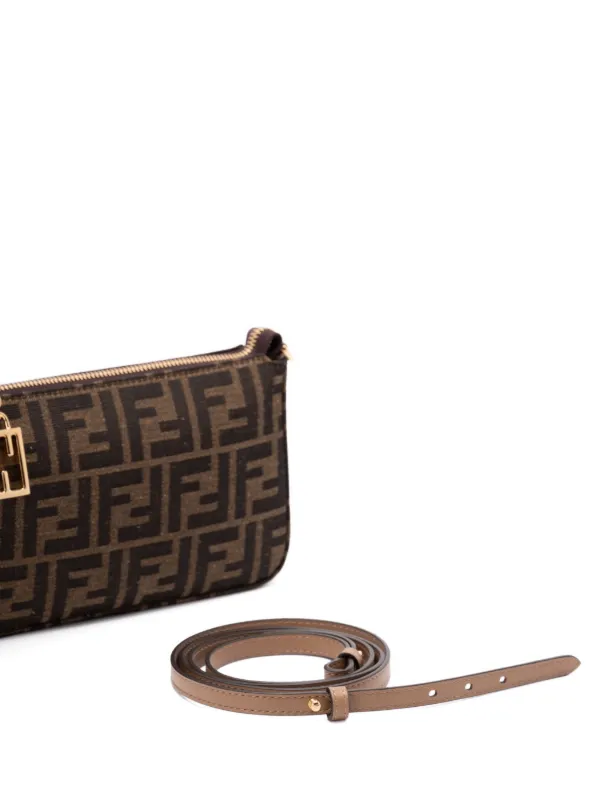 FENDI バゲット ポーチ クラッチバッグ ミニ | ブラウン