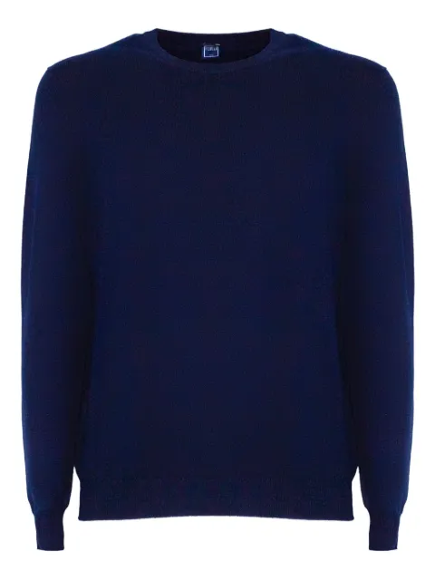 Fedeli crew-neck ribbed-trims sweater