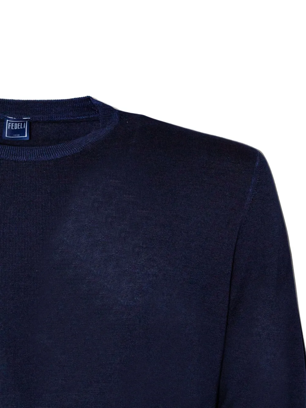 Fedeli crew-neck sweater Blauw