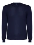 Fedeli crew-neck sweater - Blue