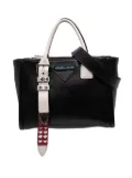 Prada Pre-Owned 2010-2025 Bicolor Grace Lux Concept Top Handle Bag satchel - Black