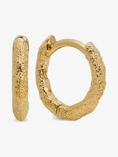 Monica Vinader mini Antica huggie earrings
