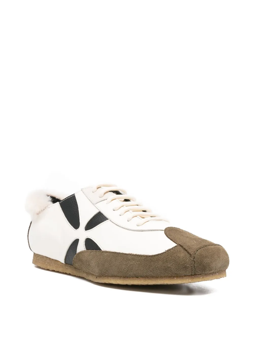 Stefan Cooke flower-detail leather sneakers | Low-Tops | Image 2