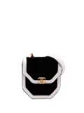 CHANEL Pre-Owned 2021-2025 Mini Quilted Velvet Place Vendome Single Flap crossbody bag - White