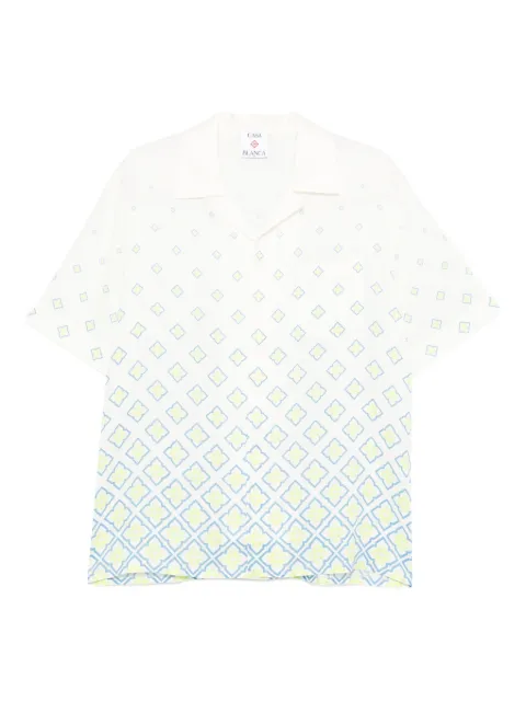 Casablanca monogram short sleeve shirt