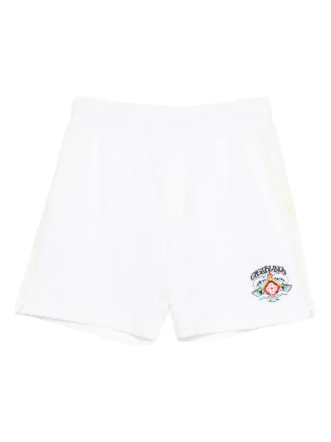 Casablanca towelling monogram shorts