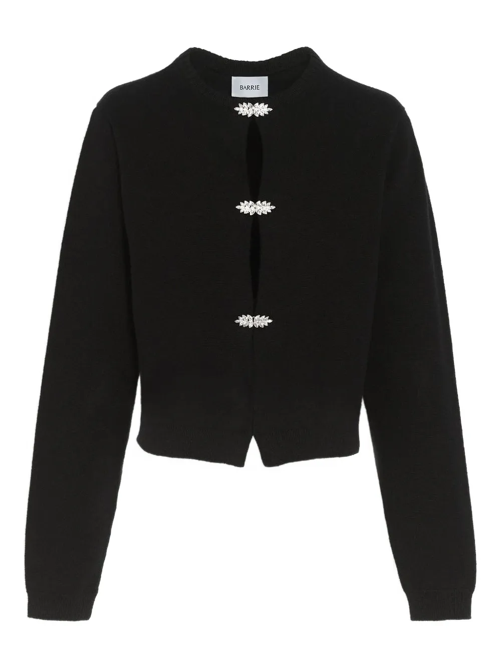Barrie Jewel-fastening Cashmere Cardigan In Blue