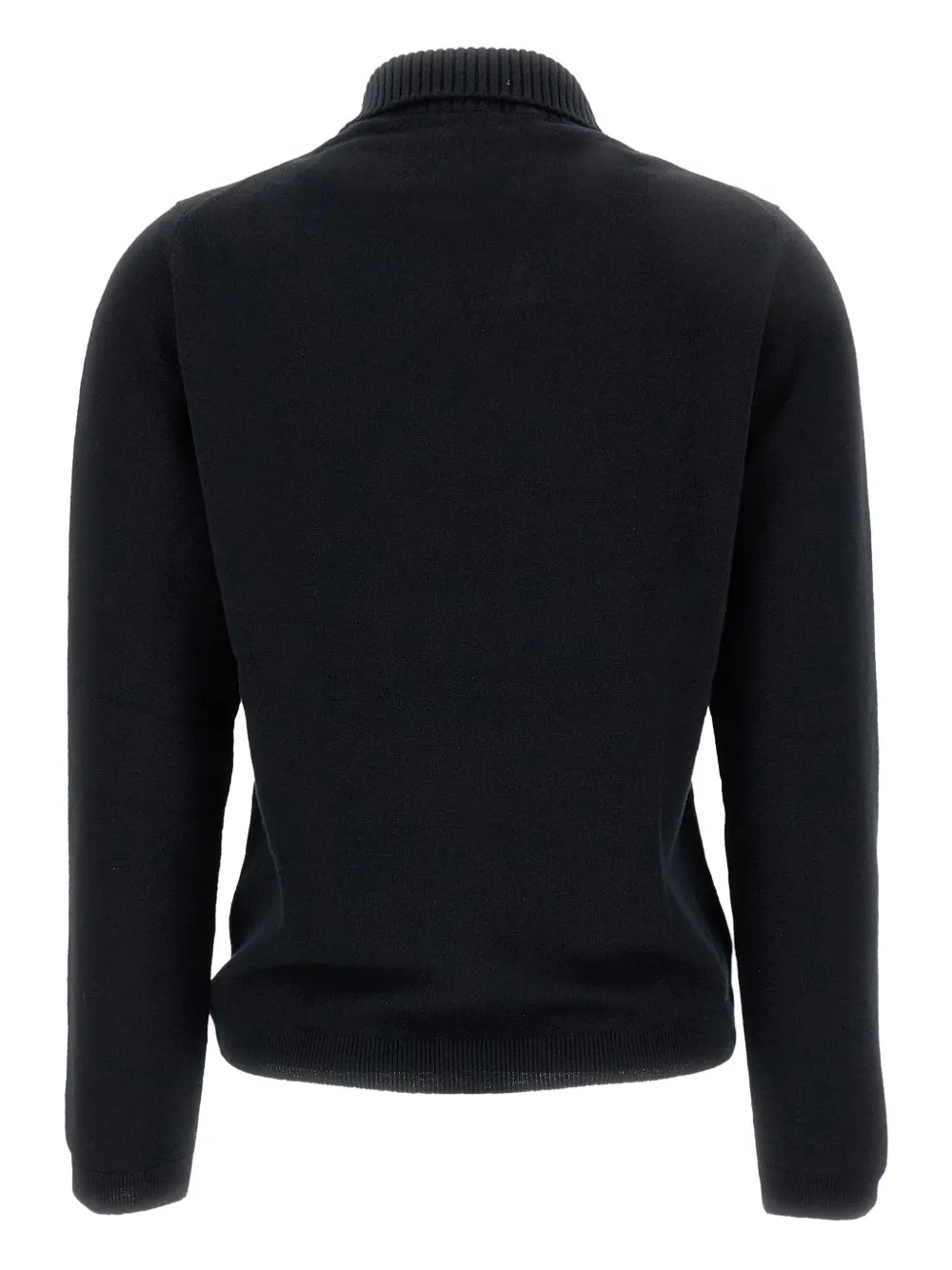 Barrie Keyhole Long-sleeves Top In Black