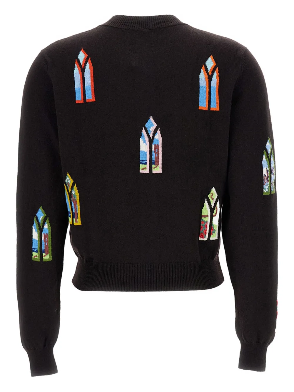 Barrie Crew-neck Cardigan In Black