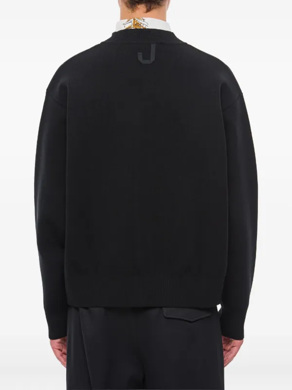 Jacquemus リブニット カーディガン | ブラック | FARFETCH JP