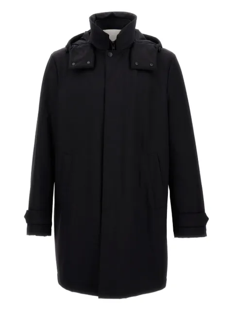 Fay hooded snap-fastening parka