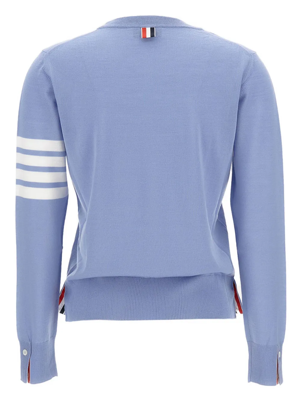 Thom Browne Wollen trui met ronde hals Blauw