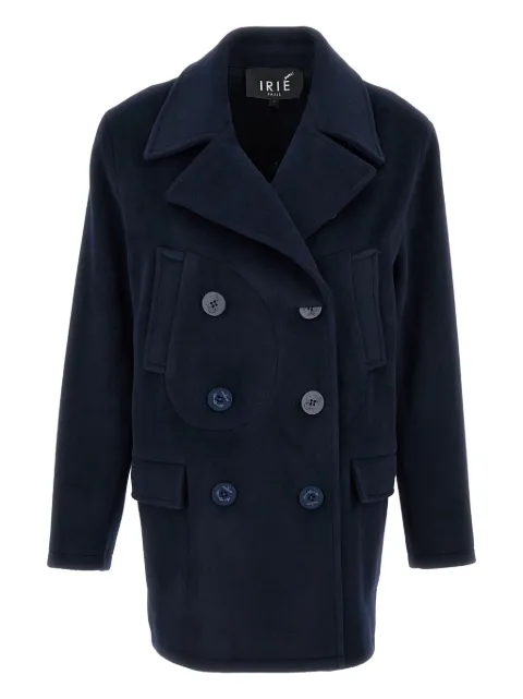 Irie' buttoned peacoat