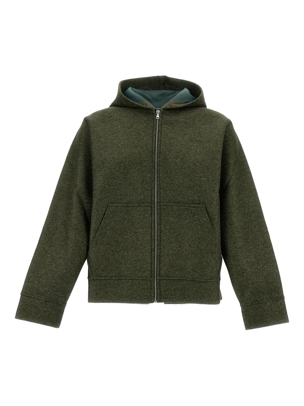 A.P.C. hooded zip-front jacket Groen