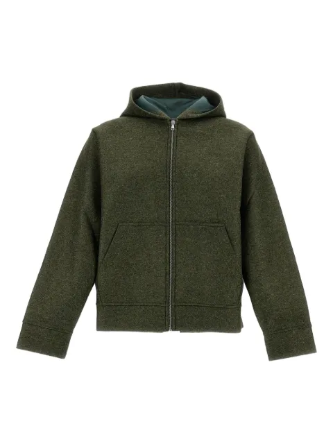 A.P.C. hooded zip-front jacket