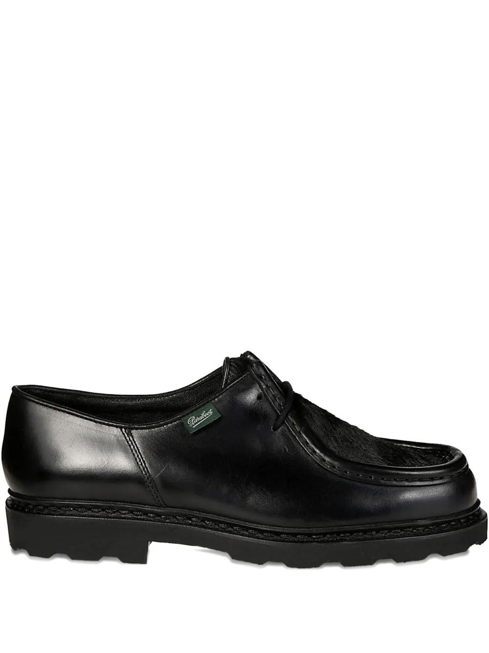 Paraboot Michael Leather Derby Shoes In Black