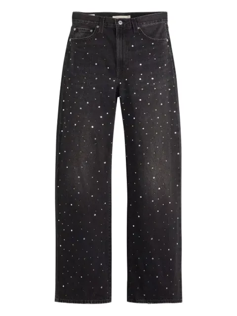 Levi's Ribcage crystal-embellished jeans